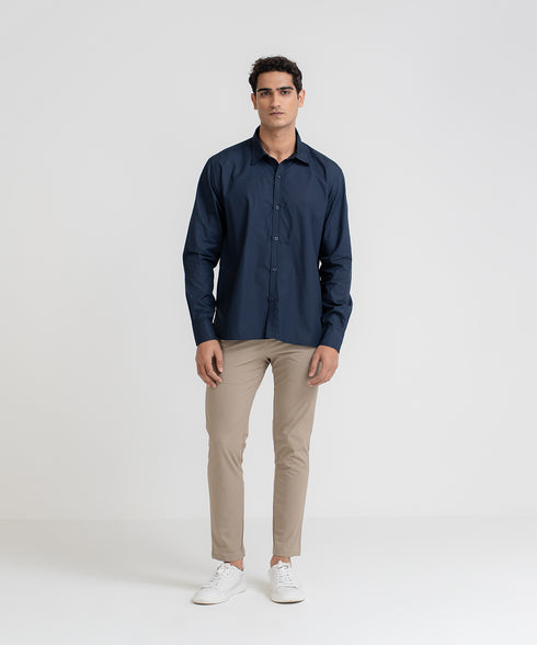 Men's Poplin Button Down Shirt